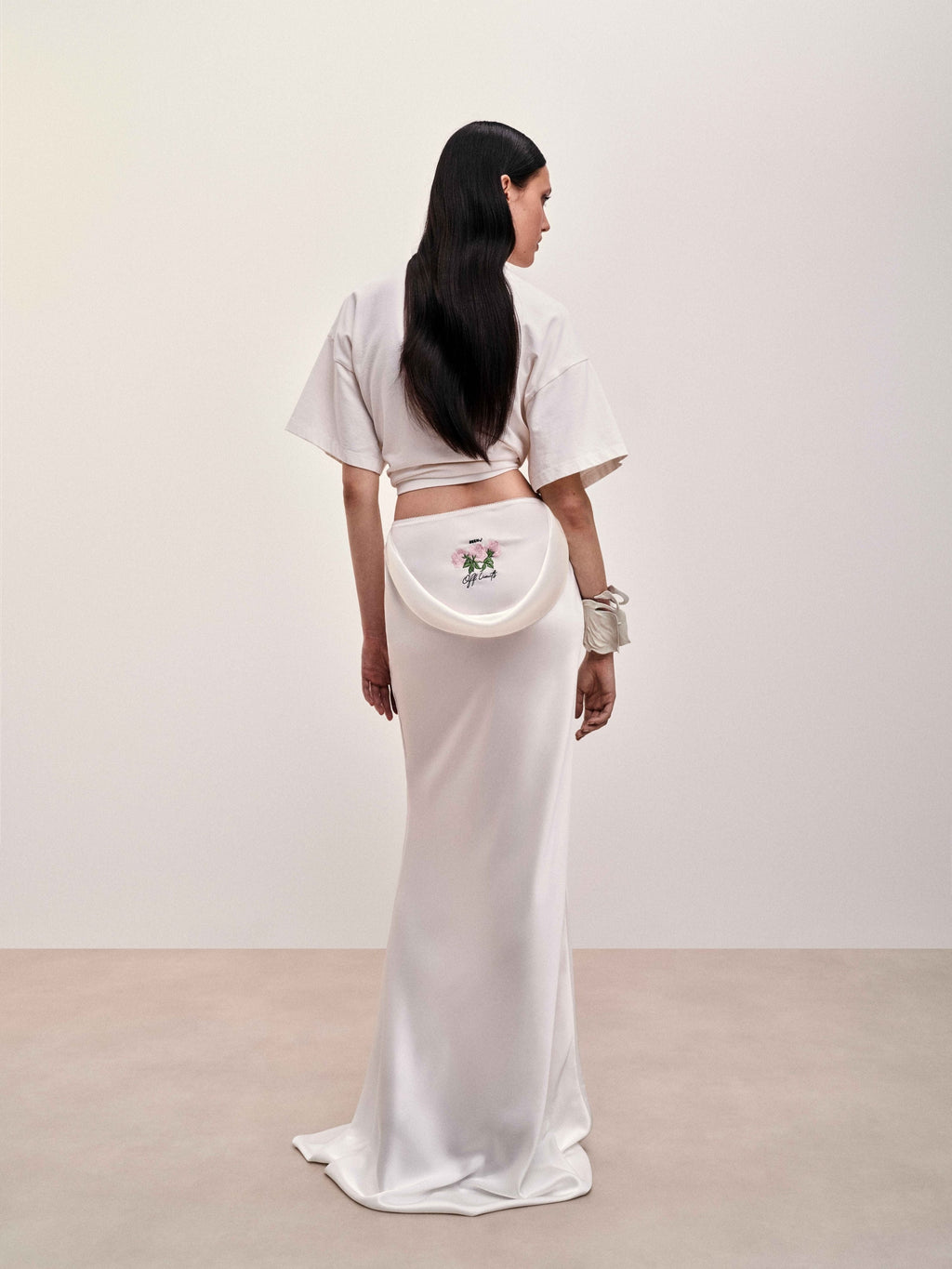 Off Limits Satin Briefs Skirt