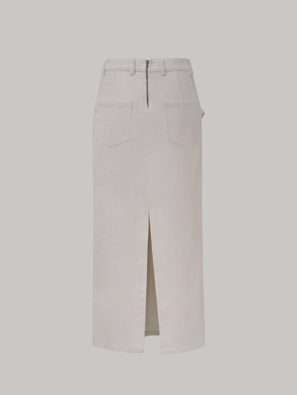 Macramé Exposé Denim Skirt