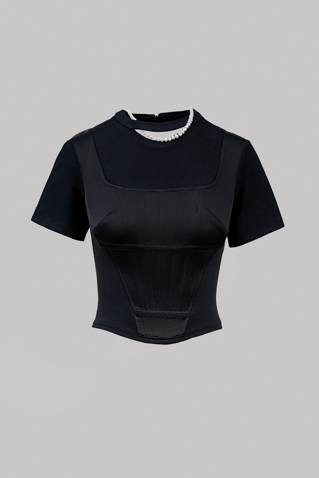 Pearls in Chaos Fitted Tee