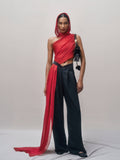 V-Cut Side Slit Trousers