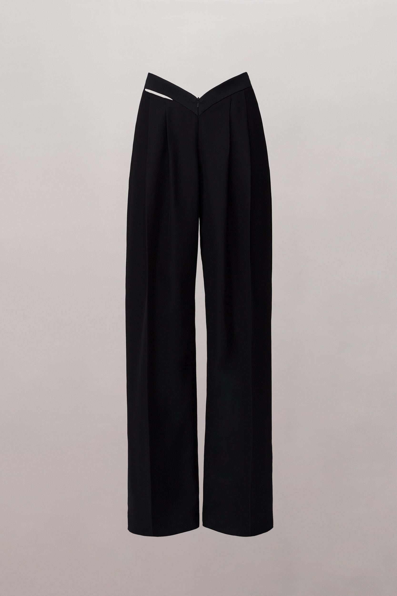 V-Cut Side Slit Trousers