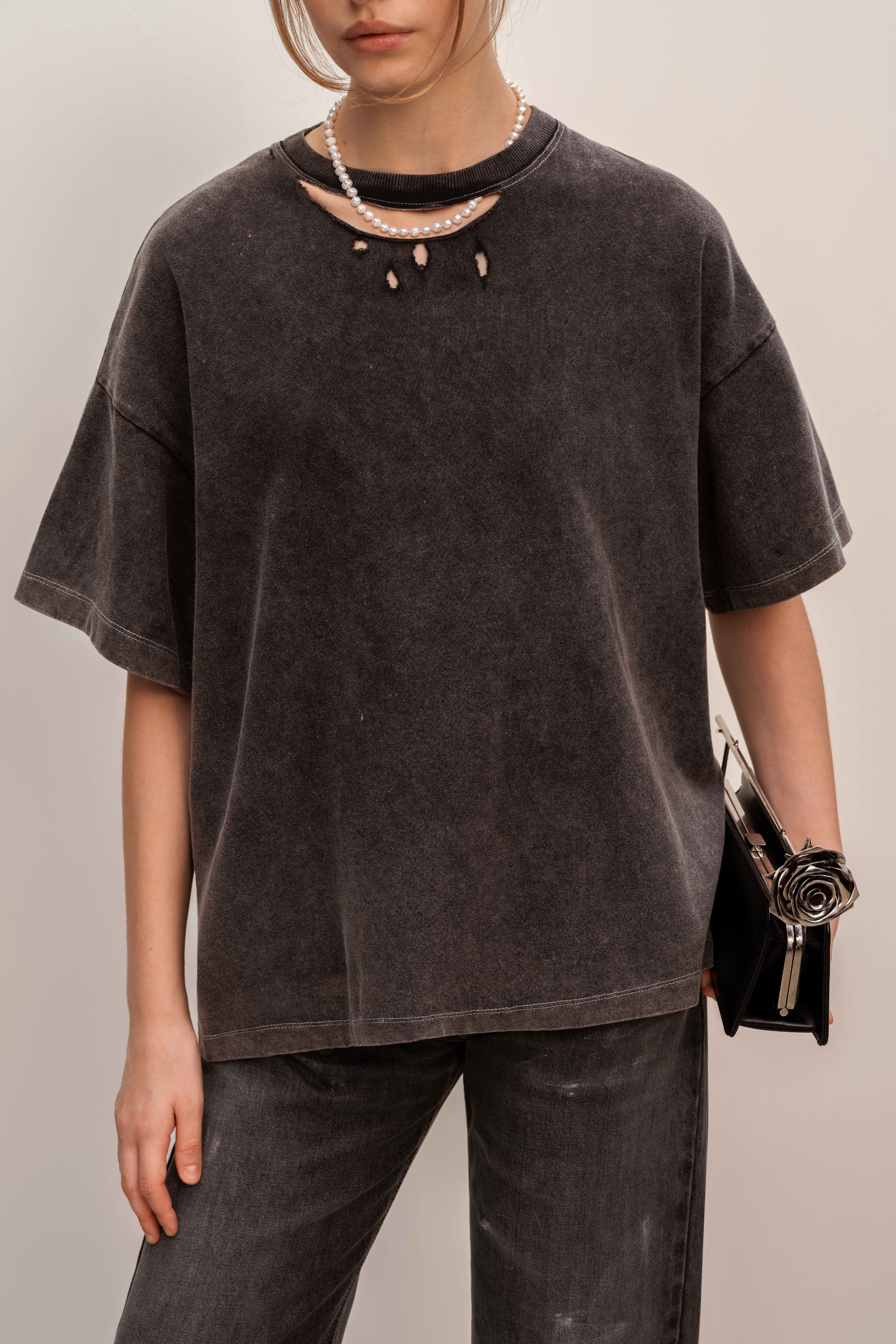 Pearls Disruption T-Shirt