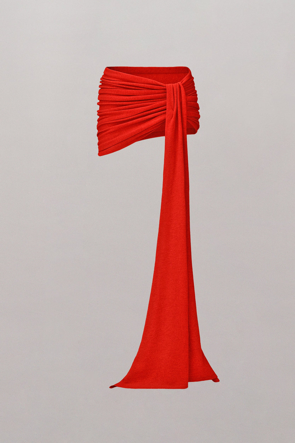 Wrapped in Merino Knitted Mini Skirt