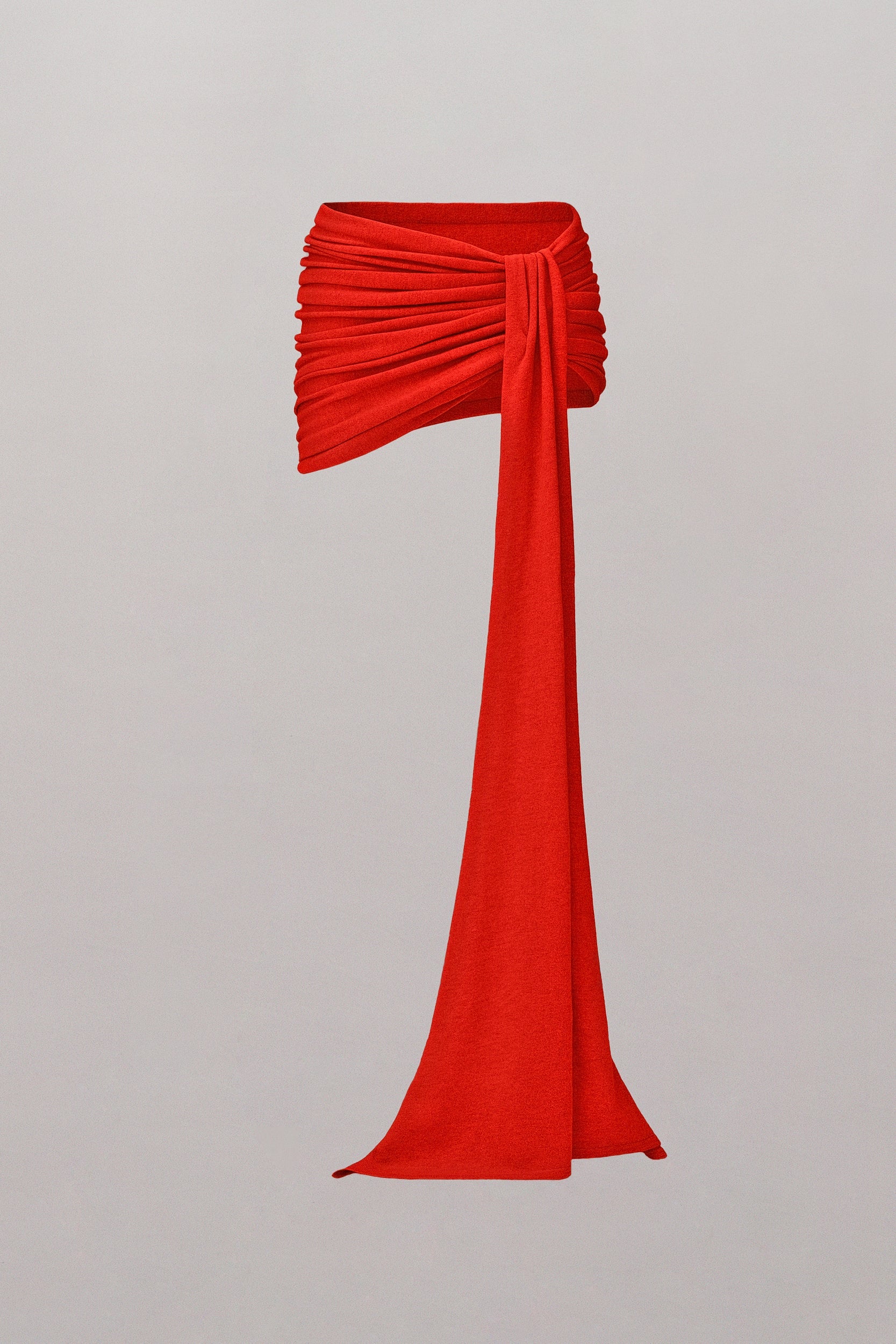 Wrapped in Merino Knitted Mini Skirt