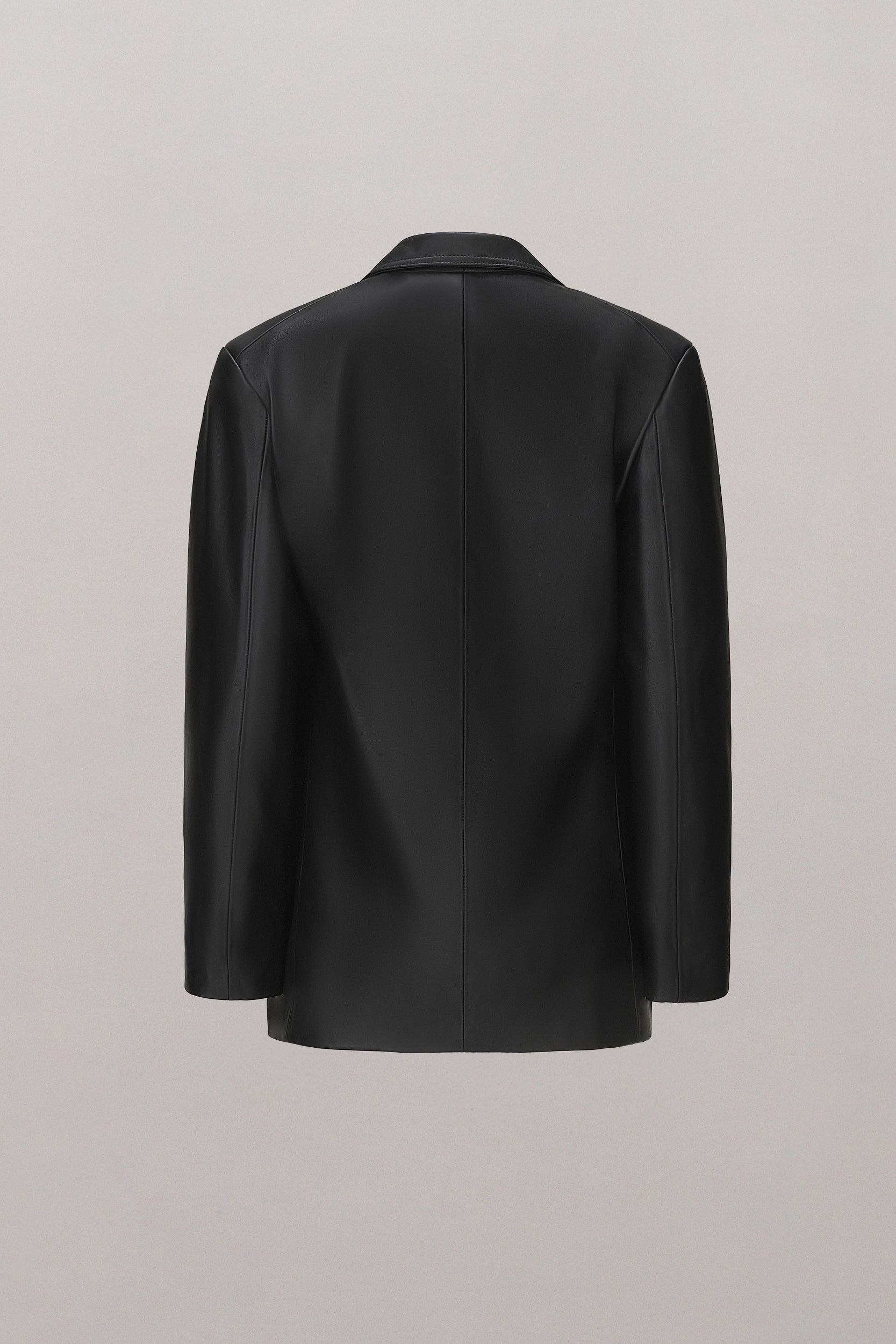 Silhouette Leather Blazer