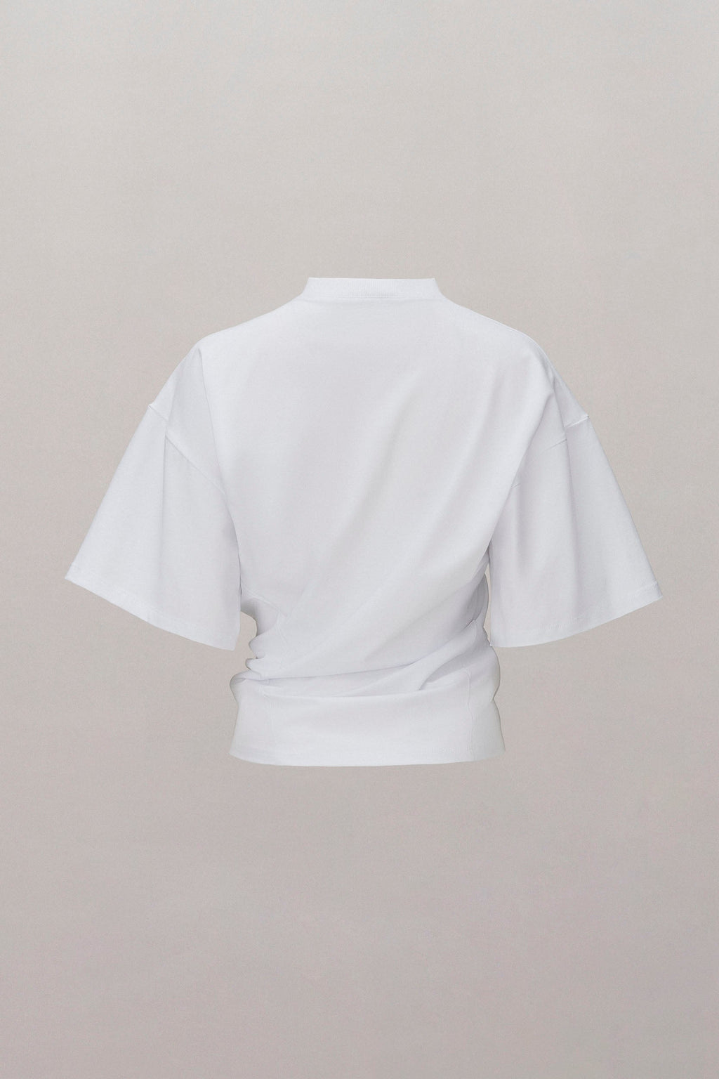 Suspended Rose Asymmetrical T-Shirt